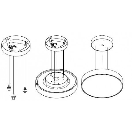 Lubinis šviestuvas RUBIN ROUND LED