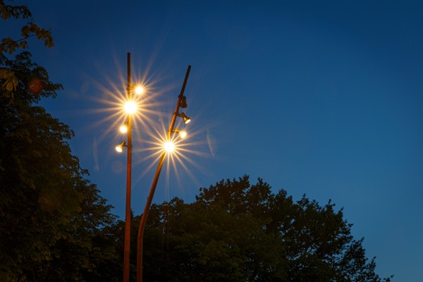 Perkūno alėjos parko apšvietimas