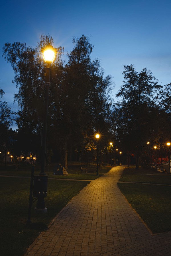Birštono miesto gatvių apšvietimas