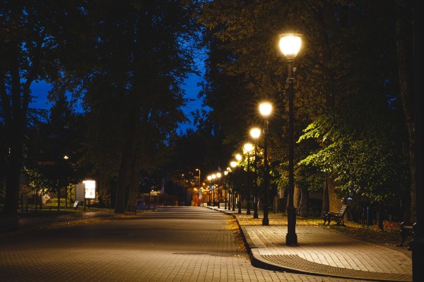 Birštono miesto gatvių apšvietimas