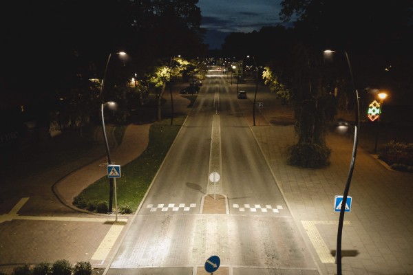 Birštono miesto gatvių apšvietimas