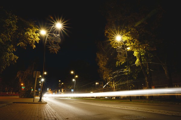 Birštono miesto gatvių apšvietimas